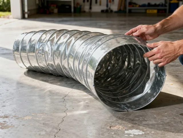 Florence-Graham Dryer Vent Cleaning specialist using advanced equipment for thorough duct cleaning in Florence-Graham