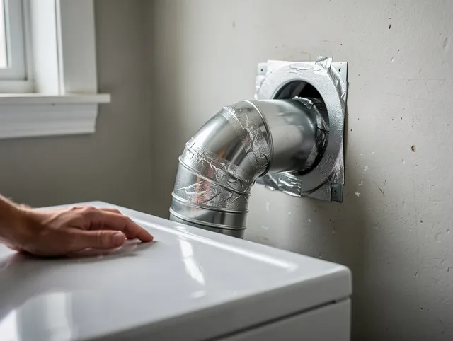 Florence-Graham Dryer Vent Cleaning expert performing professional dryer vent repair and installation in Florence-Graham